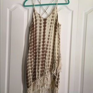 Tie dye dress SZ L NWOT